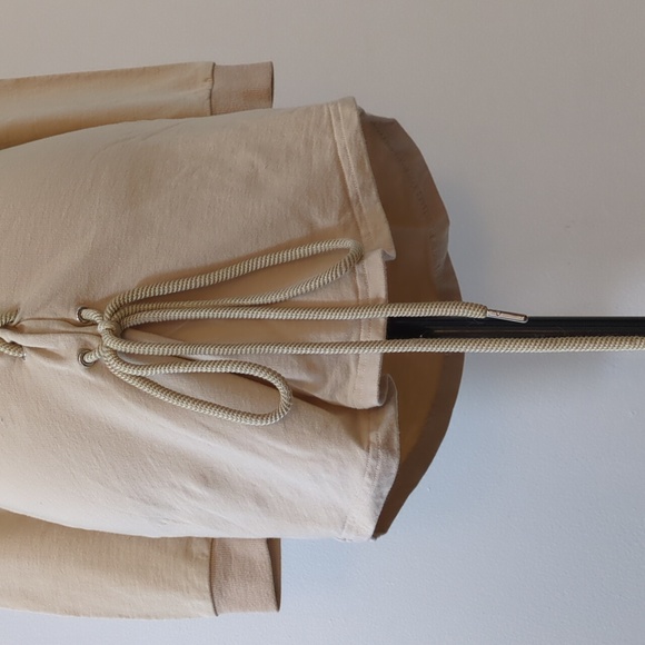 Manière de Voir Long-Sleeve Hooded Lace Up  Top - Picture 8 of 15